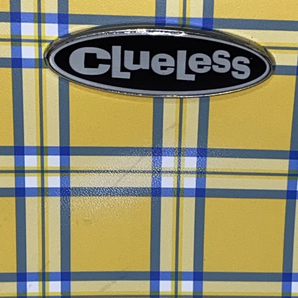 Cher Clueless Movie Celebration Classic Yellow Blue Plaid Purse Shoulder Bag